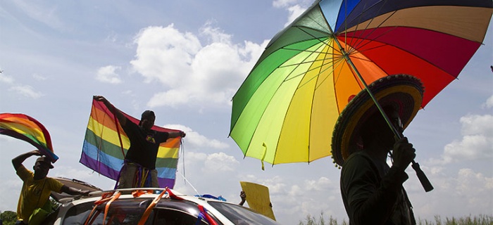 Gay pride rally in Entebbe. File photo. Credit: The Observer / Internet