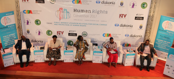 Panel of the main plenary session at the Convention. © Chapter Four Uganda
