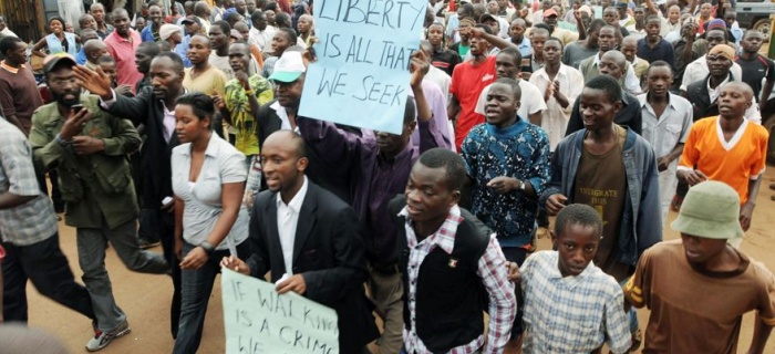 Liberty Protests in Kampala (Courtesy photo)