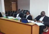 Counsel Nicholas Opiyo and colleagues at the East African Court of Justice – Arusha in a case challenging Uganda’s defamation law - See more at: http://chapterfouruganda.com/articles/2016/01/06/uganda-our-top-2015-human-rights-stories-told-tweets#sthash.K8YdsQms.dpuf
